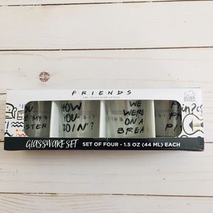 F•R•I•E•N•D•S  the TV show Shot Glasses